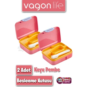 2'li Set Beslenme Kutusu (Seçtiğiniz Renkte 2 Adet Gönderilir) Ürün Vagonlife Markadır