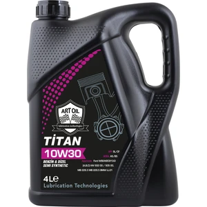 Art Oil Titan 10W30 Benzin&dizel&lpg'li Tüm Araçlar Için Motor Yağı (4 Litre) (2025 Üretim)