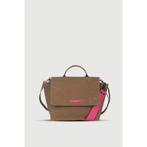 Huge Cuvert Brown Bag