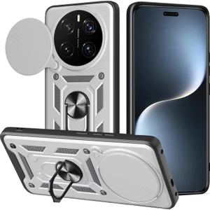 Honor Magic7 Pro 5G PC + TPU Kickstand Telefon Kapağı, Slayt Kamera Kapaklı (Yurt Dışından)