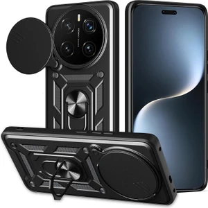 Honor Magic7 Pro 5g Pc + Tpu Kickstand Telefon Kapağı, Slayt Kamera Kapaklı (Yurt Dışından)