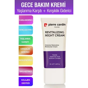 Pierre Cardin ,  ve  Giderici Nemlendiricili  Yoğun Gece Bakım Kremi 50 ml