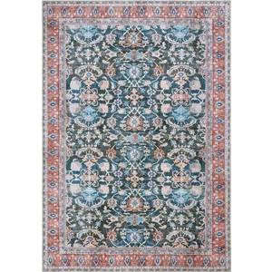 Cool Halı Private Lacivert Eskitme Vintage Halı Etnik Otantik Şönil Halı Yıkanabilir Salon Halısı