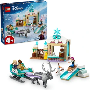 LEGO® │ Disney Princess Anna'nın Kızak Macerası 43256 - 4 Yaş & Üzeri Çocuklar için Yaratıcı Oyuncak Yapım Seti (192 Parça)