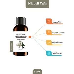 Doğal Niaouli Yağı 50 Ml | %100 Saf Niaouli Uçucu Yağı | Cilt Bakımı |Aromaterapi |Hassas Bölge Koku Giderici|Nioli. Yağı