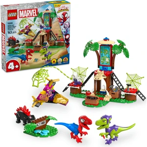 ® ǀ Marvel Ağaç Ev Karargahında Spidey ve Gobby'nin Raptor Savaşı 11200 - 4 Yaş & Üzeri Çocuklar için Oyuncak Yapım Seti (143 P)