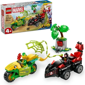 LEGO® Marvel Spin ve Electro Dinozor Aracı Takibi 11198 - 4 Yaş & Üzeri Çocuklar için Yaratıcı Oyuncak Yapım Seti (124 Parça)