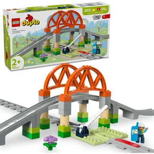 LEGO® DUPLO® Tren Köprüsü ve Rayları Ek Macera Seti 10426 - 2 Yaş & Üzeri Çocuklar için Eğitici Oyuncak Yapım Seti (42 Parça)