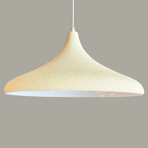 45  cm  Çaplı  x l Dokulu Açık Krem Avize Tekli Sarkıt Lamba Restoran Salon Mutfak Avizeleri