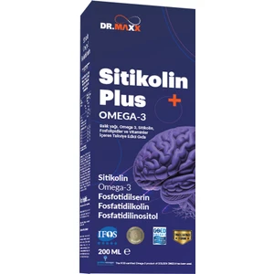 Dr. Maxx Sitikolin Plus Omega 3, Dha, Epa, Fosfatidilserin, Fosfatidilkolin Balık Yağı 200 ml