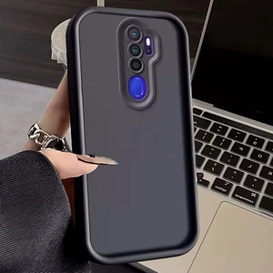 M.TK Moveteck Xiaomi Redmi Note 8 Pro Kılıf Yumuşak Lansman Silikon Kamera Korumalı Çıkıntılı 3D Kalın Kenarlı Coffe Kapak