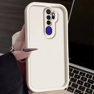 M.TK Moveteck Xiaomi Redmi Note 8 Pro Kılıf Yumuşak Lansman Silikon Kamera Korumalı Çıkıntılı 3D Kalın Kenarlı Coffe Kapak
