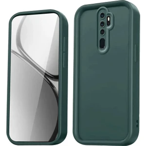 M.TK Moveteck Xiaomi Redmi Note 8 Pro Kılıf Yumuşak Lansman Silikon Kamera Korumalı Çıkıntılı 3D Kalın Kenarlı Coffe Kapak