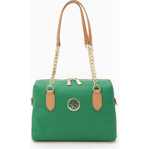 Çimen Yeşili Petek Desen El Çantası