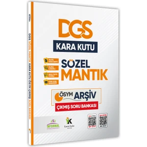 Karakutu Yayınları DGS Sözel Mantığın Kara Kutusu Konu Özetli Dijital Çözümlü ÖSYM Çıkmış Soru Havuzu Bankası