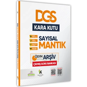 İnformal Yayınları DGS Sayısal Mantığın Kara Kutusu Konu Özetli Dijital Çözümlü Ösym Çıkmış Soru Havuzu Bankası