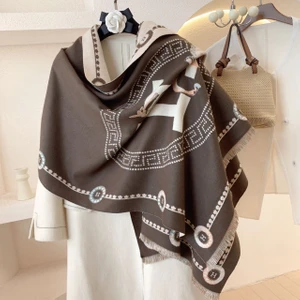 Kadın Retro Moda Mektup Eşarp Şal (Yurt Dışından)