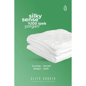 Sleep Garden Ipek Yorgan Çift Kişilik Jüt Keten Çantalı (195X215)