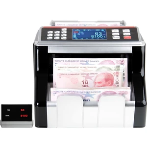 GB8200S Karışık Para Sayma Makinesi  ve Sahte Yakalama + Türkçe Konuşma + Müşteri Ekranı