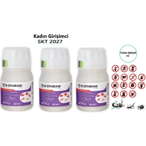 Envu- K- Othrine SC50 ml (3 Adet) Kokusuz, Karınca - Böcek- Sinek- Hamamböceği 2027