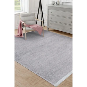 Azra Kaymaz Taban Gri Halı – Salon, Çocuk Odası ve Mutfak için Yıkanabilir, Yumuşak Kilim