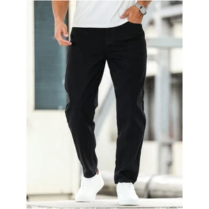 Erkek Boyfriend Fit Denim Jean Kot Pantolon