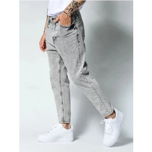 Erkek Boyfriend Fit Denim Jean Kot Pantolon