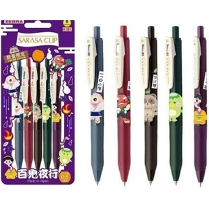 Zebra Sarasa Clıp 0,5mm Japanese Monsters Set B