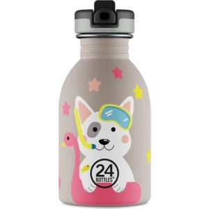 24 Bottles Kids Bottle Lucky Dog Paslanmaz Çelik Çocuk Su Matarası 250 ml