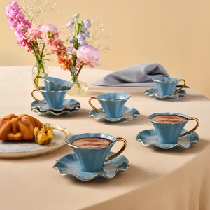 Gülce 6 Kişilik Kahve Fincanı 90 ml