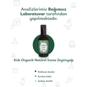 Kids Yüksek Polifenollü Organik Naturel Sızma Zeytinyağı - 250ml