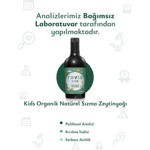 Kids Yüksek Polifenollü Organik Naturel Sızma Zeytinyağı - 500ml