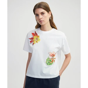 Aplikeli ve Hotfix Baskılı Tişört  IS1250070152018