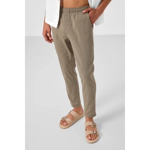 Camel Standart Fit Dokuma Hafif Esnek Chino Erkek Pantolon - 82180