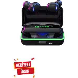 E10 Powerbank Özellikli Kablosuz Oyuncu Kulaklığı Android Ios Uyumlu Düşük Gecikme Gaming Bluetooth Kulaklık Kulak Içi
