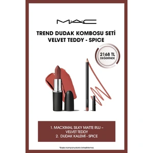 Trend Dudak Kombosu Seti Velvet Teddy - Spice