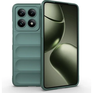 14T Kılıf Esnek Tpu Oyuklu Arka Yüzey Tasarımlı Gkm Etnik Silikon Kapak - Koyu Yeşil