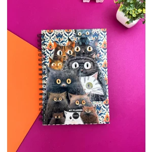 Sevimli Kediler Tasarımlı Konuşan Ajanda