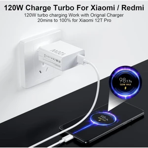 Always Teknoloji Type-C 120W (Watt) Turbo Şarj Aleti Cihazı Adaptörü Kablo (Set)