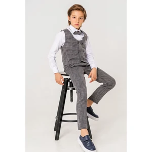 Papyonlu Yelekli Takım Elbise 3053