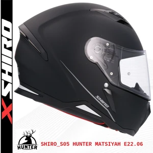 Shıro Kask Fullface Hunter M.c Mat Siyah L 5960
