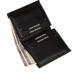 Erkek  Deri Cüzdan ve Kartlık – NEWPOLO106- Kahverengi