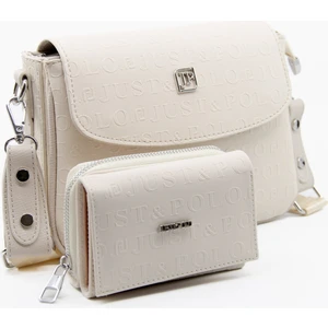 Just Polo Yeni Sezon Kolon Askılı 4 Bölmeli Kadın Omuz Çantası ve Cüzdan Kombini PBU217402