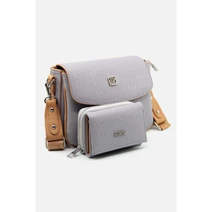 Just Polo Yeni Sezon Kolon Askılı 4 Bölmeli Kadın Omuz Çantası 21x16cm Pbu2174