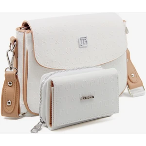 Just Polo Yeni Sezon Kolon Askılı 4 Bölmeli Kadın Omuz Çantası 21x16cm Pbu2174