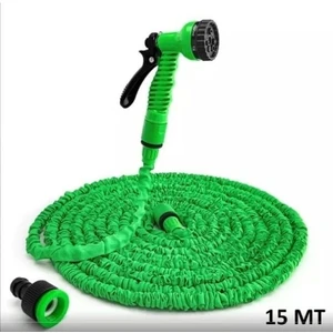 Zhltools Uzayan Hortum Tabancalı 15 Metre Magic House | Bahçe Sulama Için Expandable Hose