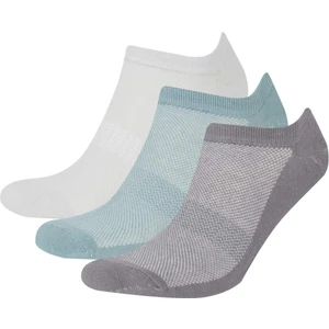 Erkek 3'lü Pamuklu Sneaker Çorap D9954AXNS