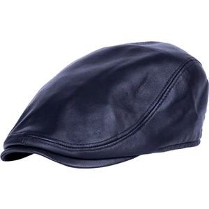 ERKEK DERİ KASKET E-117