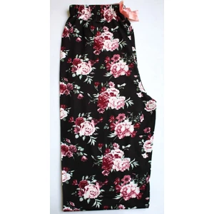 Made By Me Lüks, Kaliteli Büyük Beden Modal Pijama Altı Çiçek Desenli, Lüks Kalite Modal Kumaş