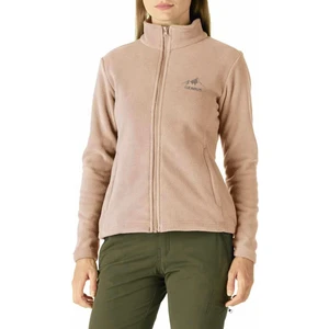 Genius Store Kadın Renkli Tam Fermuarlı Kalın Outdoor Polar Ceket Renkli-Tam
